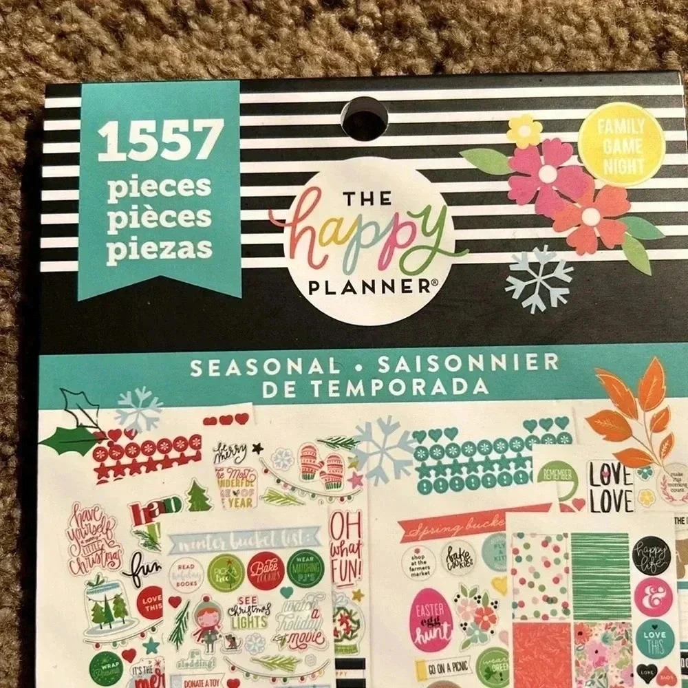 NWT Seasonal  Happy Planner sticker‎ book